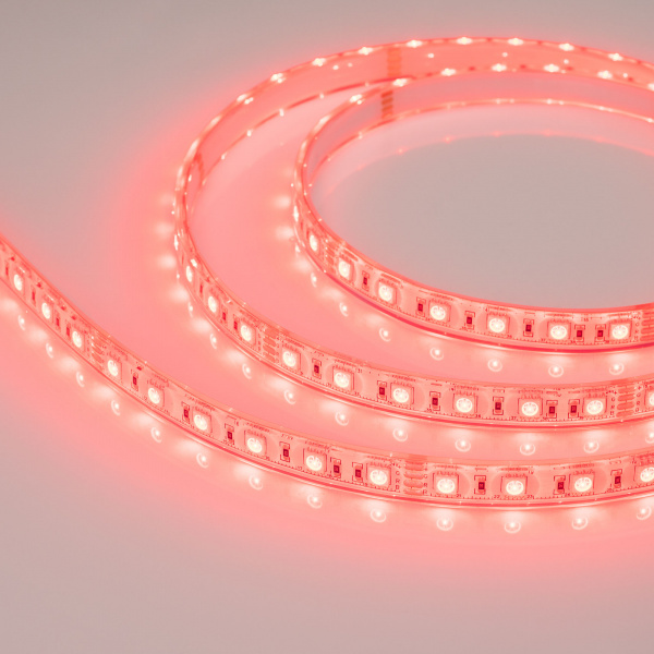 Arlight Светодиодная лента герметичная RTW-PU-B60-12.5mm 24V RGB (14.4 W/m, IP68, Wire 2m, 5m) (-)