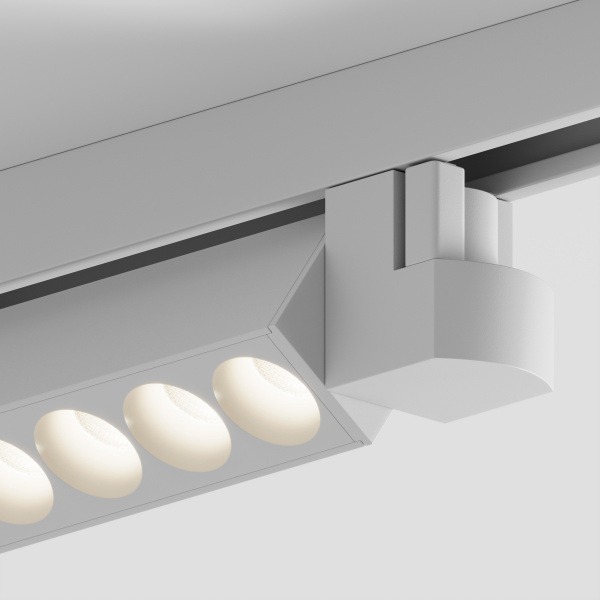 Трековый линейный светильник направленного света Skylite HSBL_0050 Однофазный,213мм- 3000К, белый
