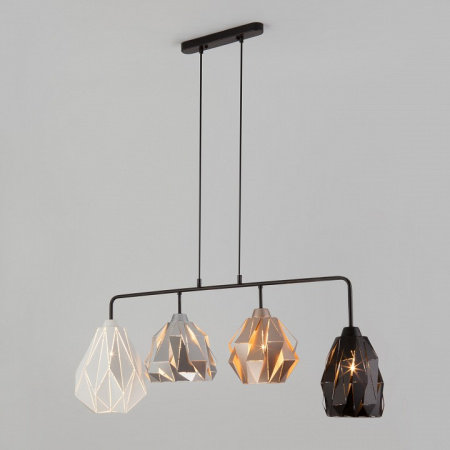 Умный подвесной светильник 50090/4 черный Eurosvet Moire