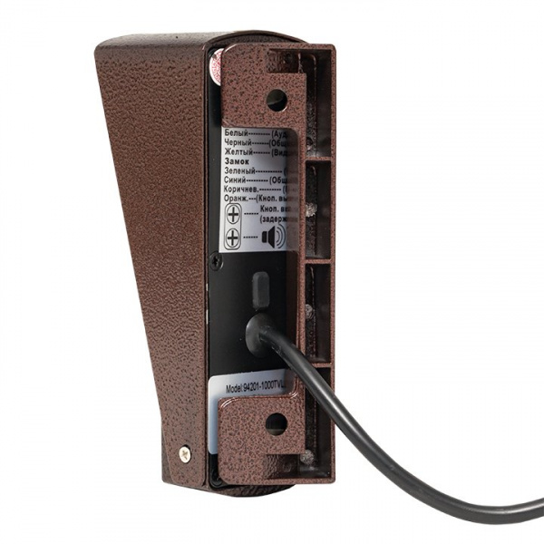 Вызывная видеопанель CPV-01 медь 4пр. 1000TVL IP65 EKF Вызывная видеопанель CPV-01 медь 4пр. 1000TVL IP65 EKF