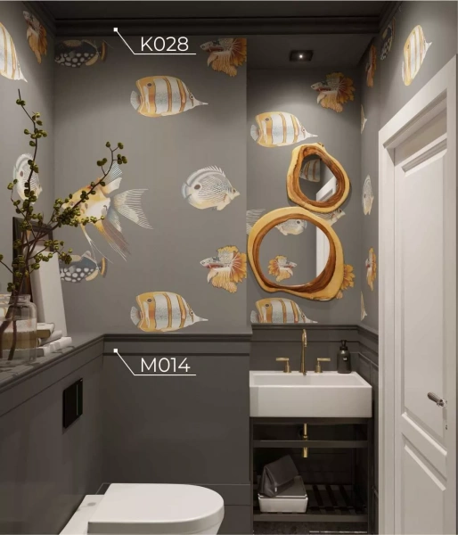 Молдинг MX013, 28х11, 2000мм, Экополимер/38