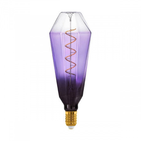 Лампа светодиодная диммируемая Eglo E27 4W 1800K фиолетовая 110237