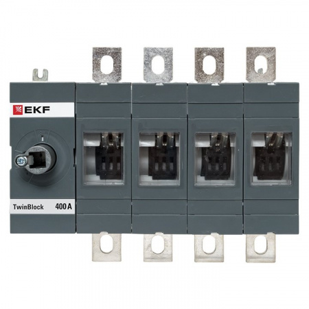 EKF Рубильник 400A 4P без рукоятки управления TwinBlock