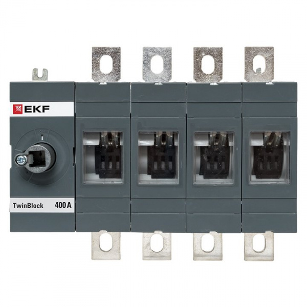 EKF Рубильник 400A 4P без рукоятки управления TwinBlock