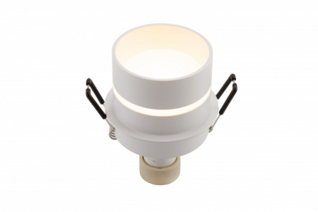 DK2404-WH Встраиваемый светильник влагозащ., IP 44, до 15 Вт, GU10, белый, алюминий