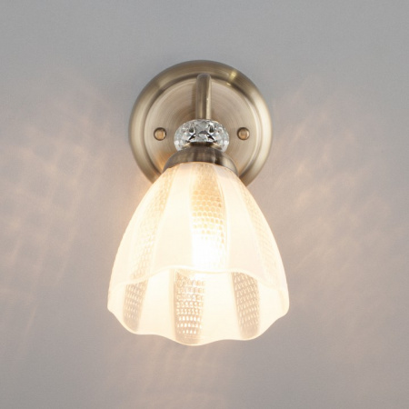 Настенный светильник 30155/1 античная бронза Eurosvet Floranse