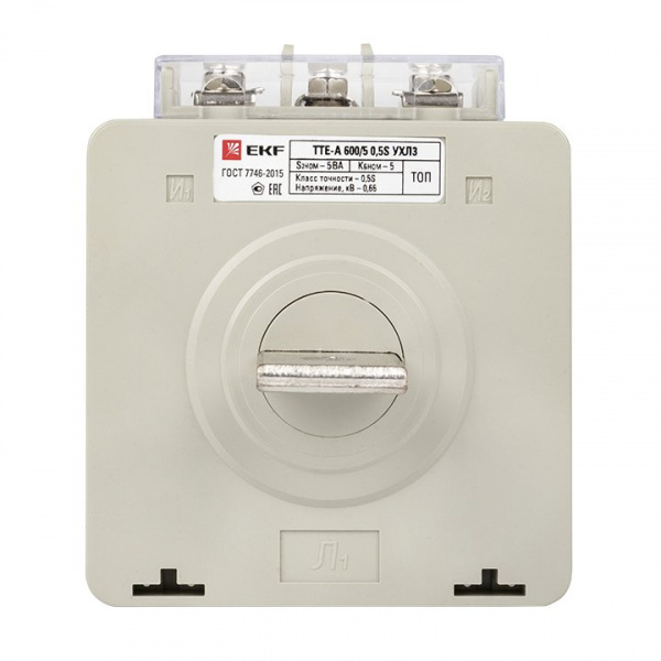 EKF PROxima Трансформатор тока ТТЕ-A-600/5А с клеммой напряжения класс точности 0,5S