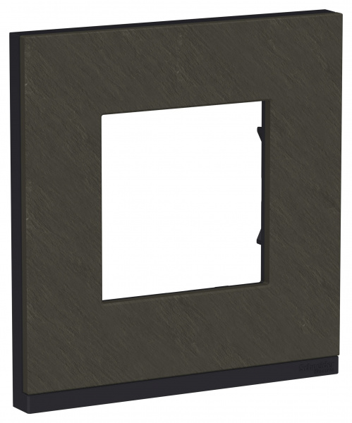 Schneider Electric Unica Pure Камень/Антрацит Рамка 1-ная горизонтальная