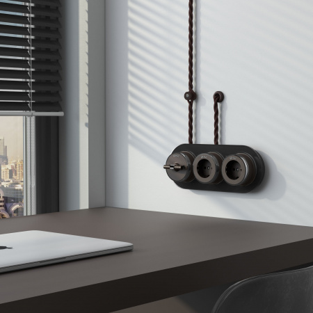 Изоляторы 100 шт мокко матовый Vintage W6433414 Изоляторы 100 шт мокко матовый Vintage W6433414