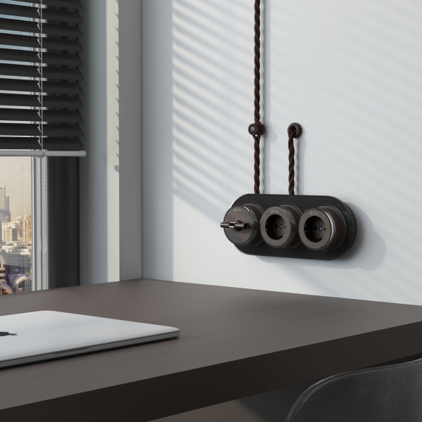 Изоляторы 100 шт мокко матовый Vintage W6433414 Изоляторы 100 шт мокко матовый Vintage W6433414