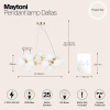 Подвесной светильник Modern MOD545PL-25BS Maytoni Dallas