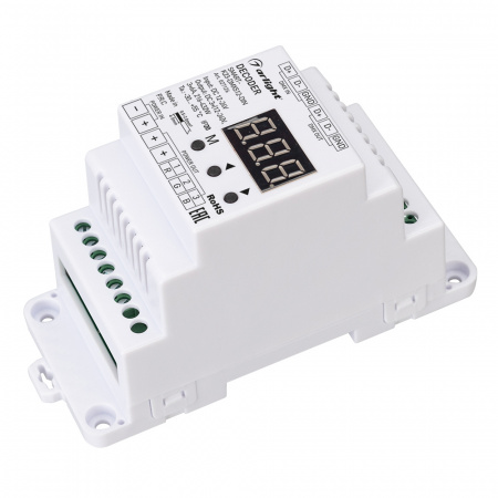 Arlight Декодер SMART-K23-DMX512-DIN (12-24V, 3x6A) (IP20 Пластик, 5 лет)