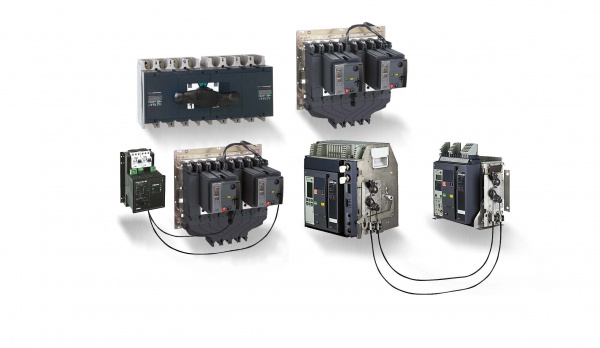 Schneider Electric Interpact INS/INV Выключатель-разъединитель 3P 100А рукоятка спереди