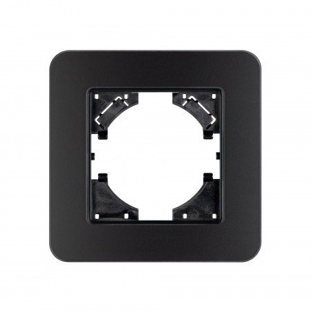 Arlight Рамка стеклянная FRM-OMALI-SFGS-1-BK (-)