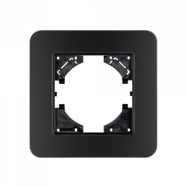 Arlight Рамка стеклянная FRM-OMALI-SFGS-1-BK (-)