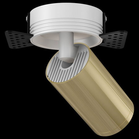 Встраиваемый светильник (Набор) C058CL-1WG(C058CL-01W(1шт.), TRA020-01G(1шт.), DLA048-01W(1шт.)) Maytoni Focus S
