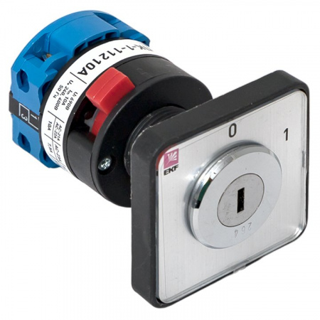 EKF PROxima Переключатель кулачковый ПК-1-112 10А 2P «0-1» с ключом