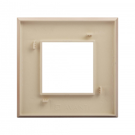 DKC Avanti Кремовый жемчуг Рамка 2 модуля