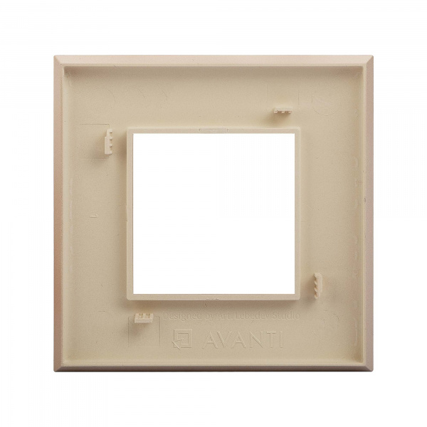 DKC Avanti Кремовый жемчуг Рамка 2 модуля