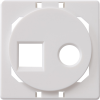 Donel Лицевая панель для комбинированной розетки TV + RJ45, белый, серия N96 Collect, DTP88933