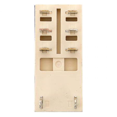 EKF AVERES Реле промежуточное с кнопкой и мех. Индикацией RPAt 22/2 8A 230В AC