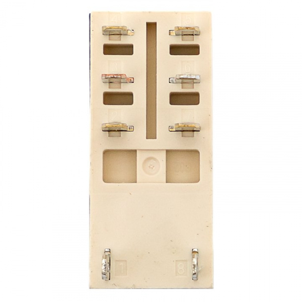 EKF AVERES Реле промежуточное с кнопкой и мех. Индикацией RPAt 22/2 8A 230В AC