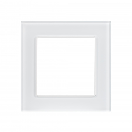 Arlight Рамка стеклянная FRM-GLARE-GS-1-WH (-)