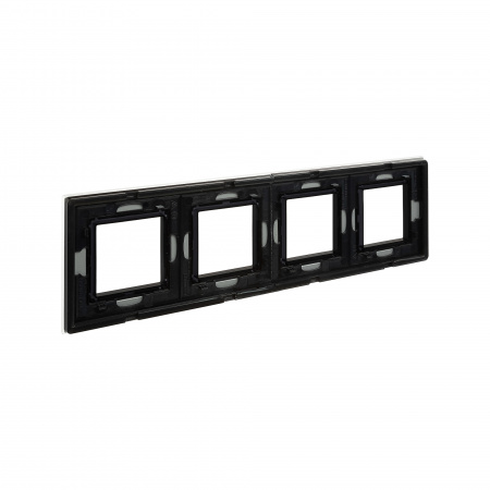 DKC Avanti Светло-Серый Стекло Рамка 8 модулей