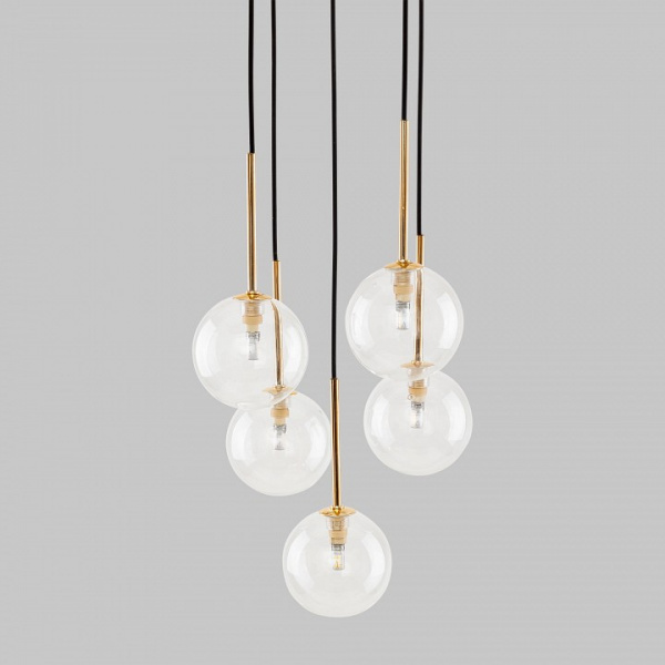 Подвесной светильник со стеклянными плафонами 5943 Nilos Eurosvet Nilos