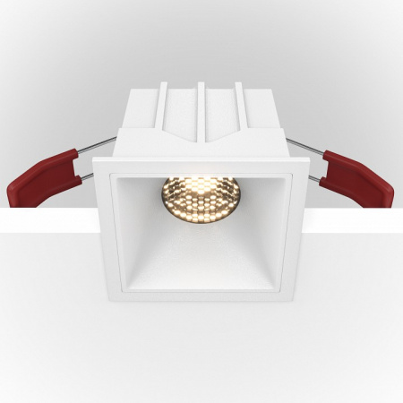 Встраиваемый светильник Downlight DL043-01-10W4K-SQ-W Maytoni Alfa