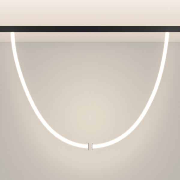 Arlight Светильник MAG-ORIENT-TUBE-ELASTIC-R25-L5000-70W Warm3000 (BK, 360 deg, 48V) (IP20 Металл, 3 года)