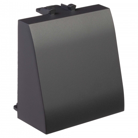 DKC Avanti Черный матовый Вывод кабеля 2 модуля