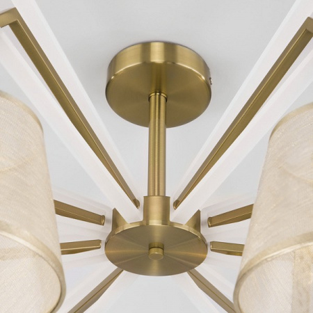 Потолочная люстра 60082/8 золотая бронза Eurosvet Alicante