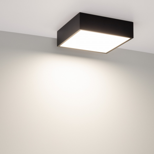 Arlight Светильник DL-GRIGLIATO-S140x140-18W Warm3000 (WH, 100 deg, 230) (IP40 Металл, 5 лет)