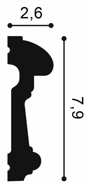 P7040F молдинг гибкий