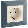 Legrand Valena LIFE DIY Сл.кость Розетка 1-ая с/з, безвинт.зажим