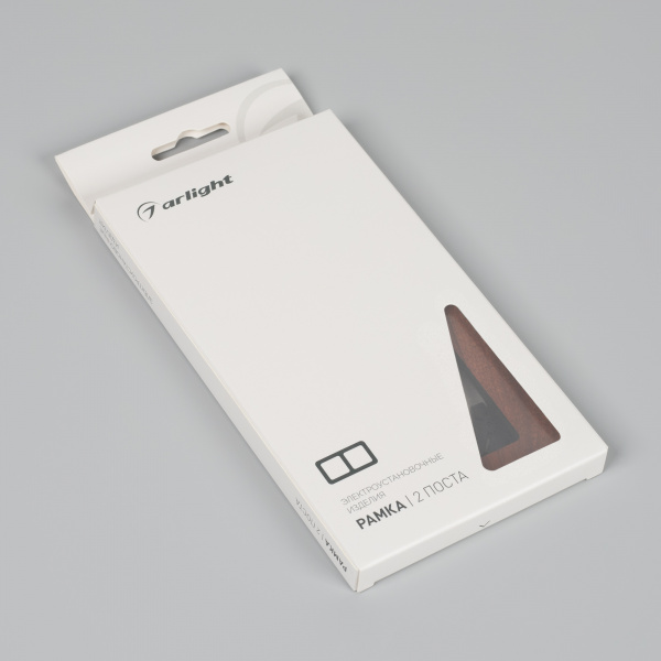 Arlight Рамка из натурального дерева FRM-XSILO-WD-2-NL (-)