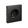 Systeme Electric ArtGallery Базальт Розетка с заземлением, 16А, механизм