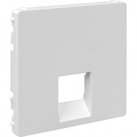 Legrand Valena LIFE Бел Накладка розетки ТЛФ/комп 1-ой