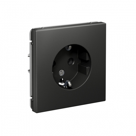 Systeme Electric ArtGallery Базальт Розетка с заземлением, 16А, механизм