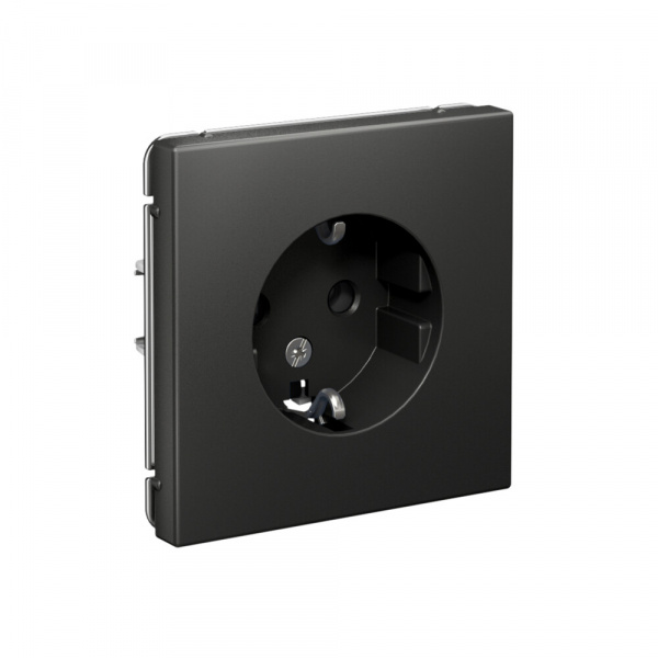 Systeme Electric ArtGallery Базальт Розетка с заземлением, 16А, механизм
