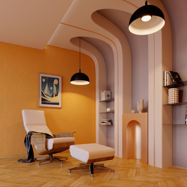 Arlight Светодиодный светильник SP-ALUME-D500xH1500-20W MIX (BK,120 deg, 230V) (Металл)