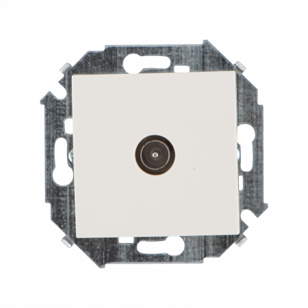 Simon 15 Бежевая Розетка TV одиночная, винт.зажим