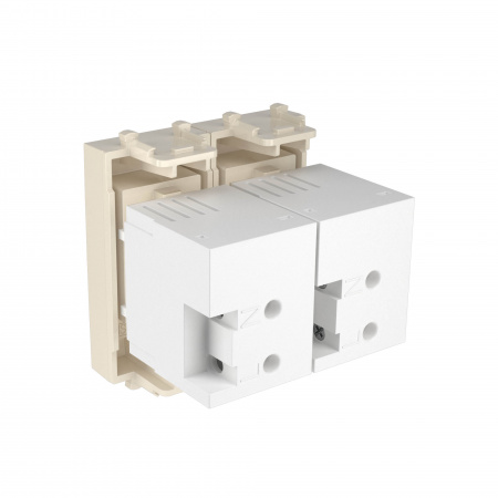 DKC Avanti Ванильная дымка Зарядное устройство USB 2.1А 2 модуля