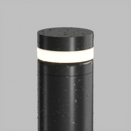 DK9816-BK Ландшафтный уличный светодиодный светильник VEGA, IP65, 12 Вт, 3000K, черный, алюминий