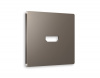 Лицевая панель ALFA (Темная бронза матовый) для HDMI розетки QUANT AP6440
