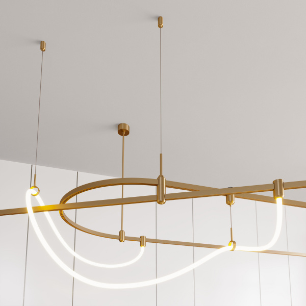 Arlight Светильник ART-APRIORI-TUBE-ELASTIC-R38-L1000-8W Day4000 (GD, 360 deg, 48V) (IP20 Металл, 3 года)