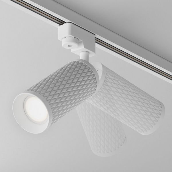 Трековый светильник TR011-1-GU10-W Maytoni Focus Design