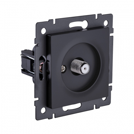 Розетка спутниковая SAT, черный матовый Kollinger REA-020BM для Aspekt, Eleganz, Reflex