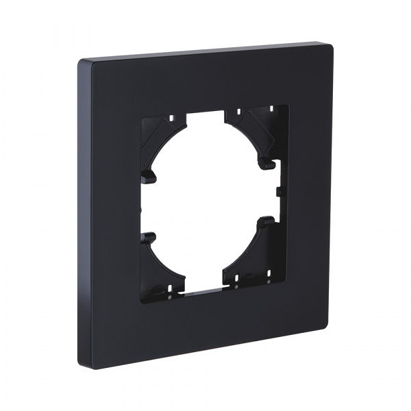 Рамка 1-постовая, черный матовый Kollinger Aspekt AT1BM